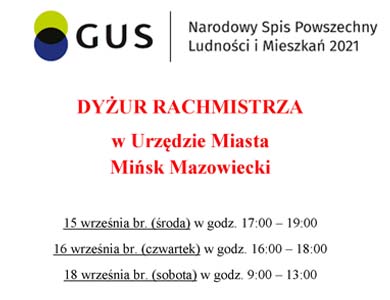Dodatkowe dyżury rachmistrza w Urzędzie Miasta