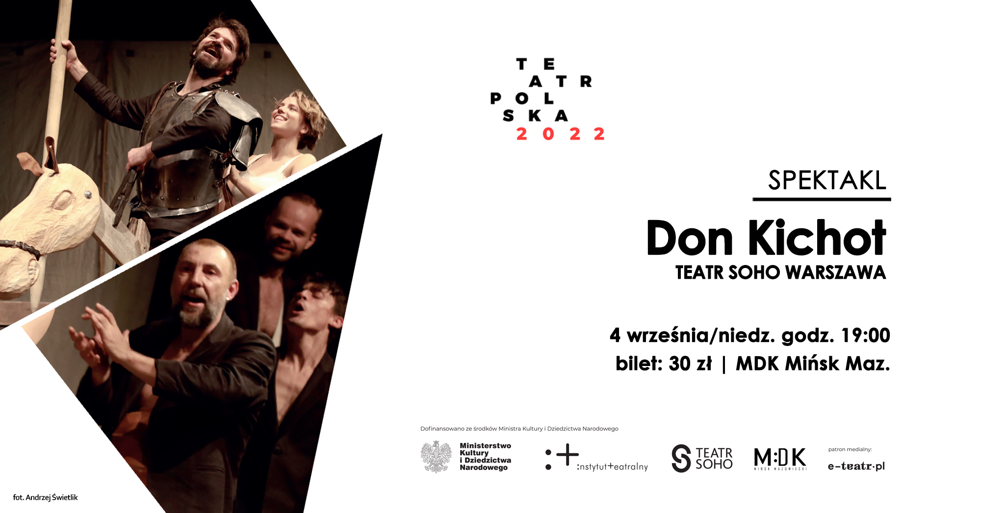 DON KICHOT - Teatr Polska 2022 - spektakl w MDK 4.09.2022