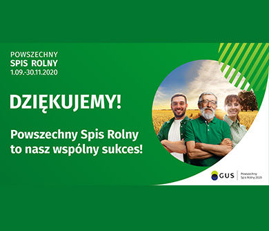 Dziękujemy! Spis rolny to nasz wspólny sukces!