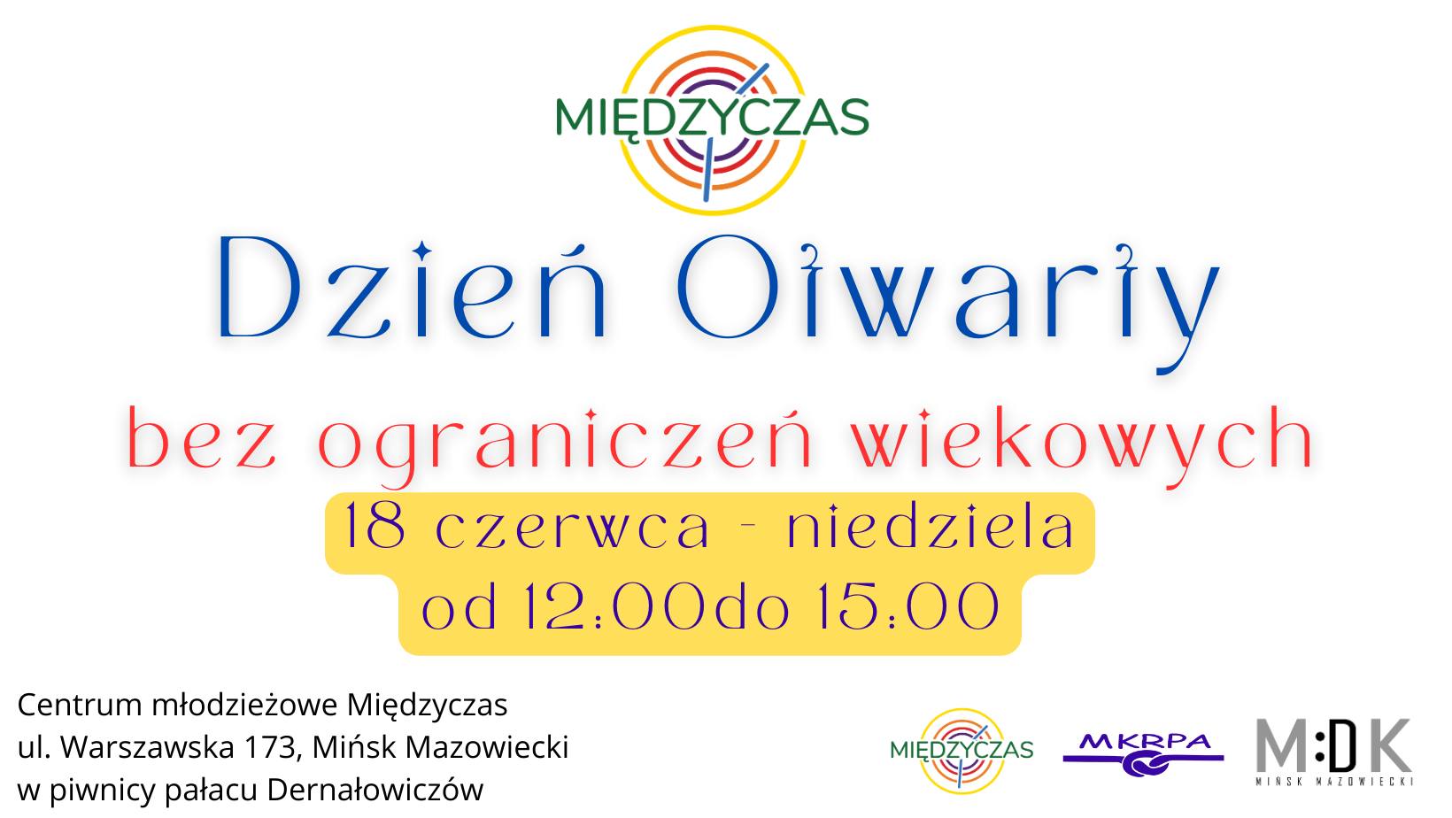 Dzień otwarty w Centrum Młodzieżowym "Międzyczas"