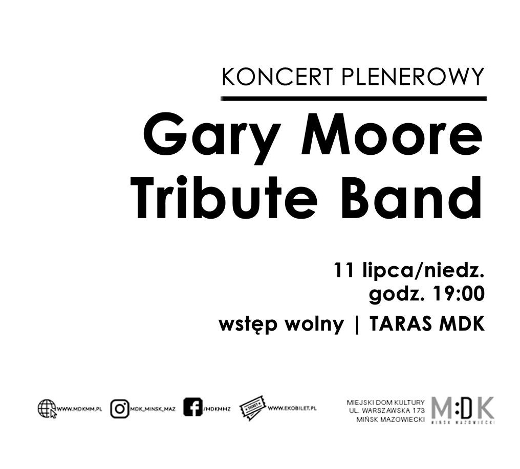 Gary Moore Tribute Band | KONCERT PLENEROWY