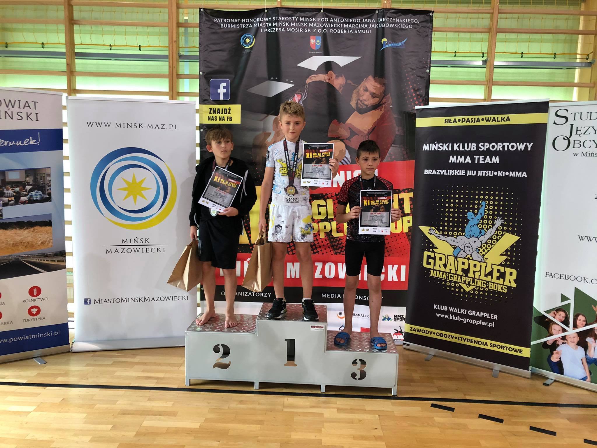 II miejsce na podium dla mińskiego Grapplera