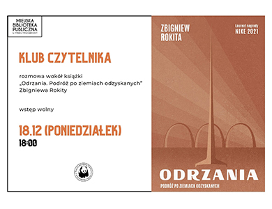 Klub Czytelnika “Odrzania. Podróż po ziemiach odzyskanych”