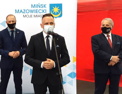 Konferencja prasowa nt. Samorządowego Punktu Szczepień