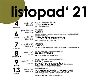 LISTOPAD w MDK