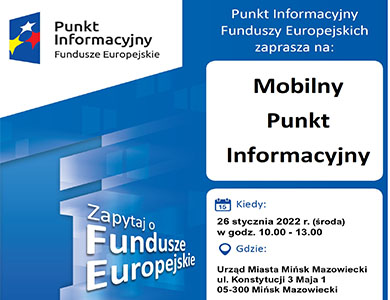 Mobilny Punkt Informacyjny w Mińsku Mazowieckim