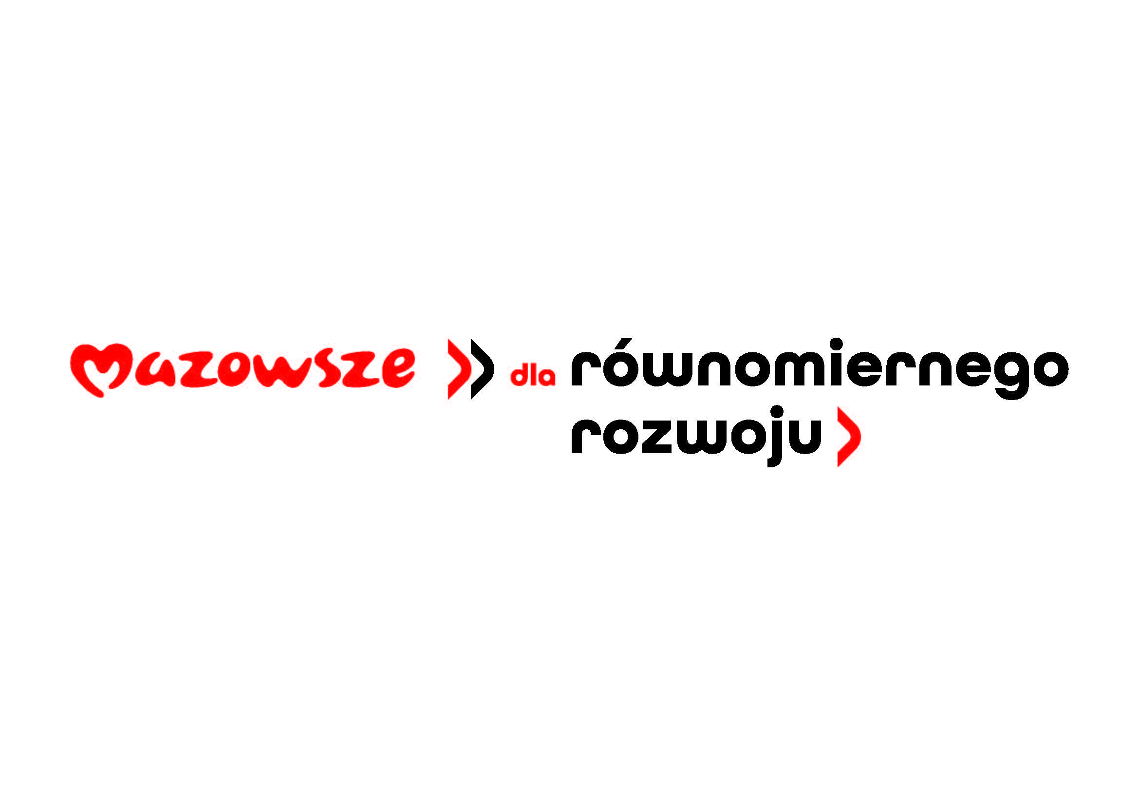 Na białym tle napis mazowsze dla zrównoważonego rozwoju