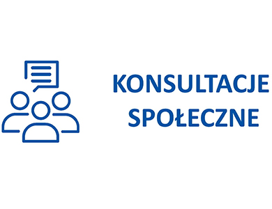 Na białym tle niebieskie napisy