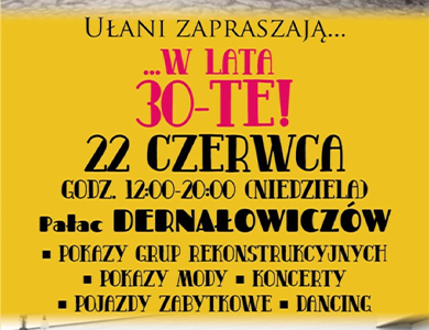 Na żółtym tle informacje.