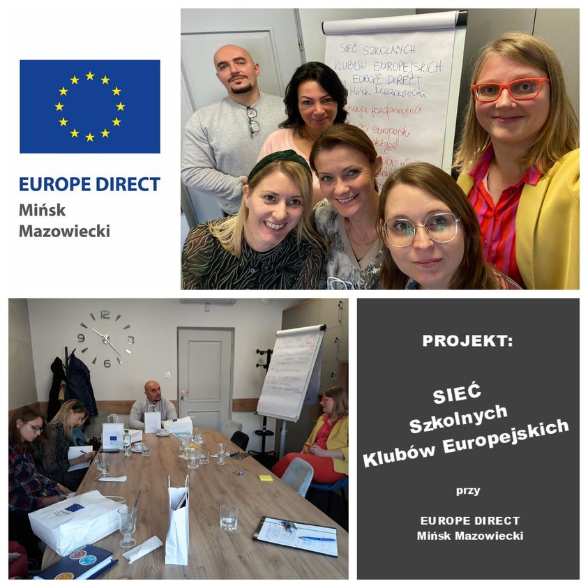 Szkolenie dla nauczycieli w ramach Sieci Szkolnych Klubów Europejskich przy EUROPE DIRECT Mińsk Mazowiecki