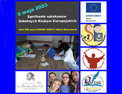 Spotkanie opiekunów Szkolnych Klubów Europejskich Sieci SKE przy ED Mińsk Mazowiecki