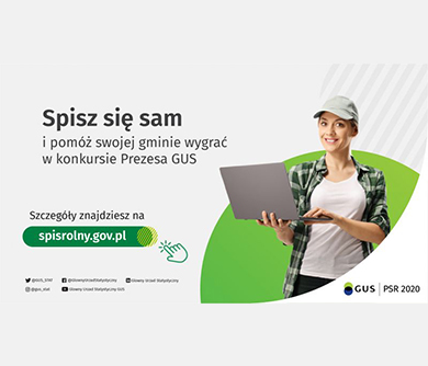 Spisz się sam i pomóż swojej gminie wygrać w konkursie Prezesa GUS