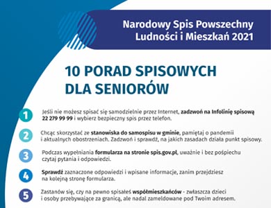 Jak przygotować się do spisu, aby był on bezpieczny, szczególnie dla osób starszych?