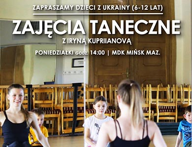 Warsztaty taneczne/Танцювальна майстерня z Iryną Kupriianovą