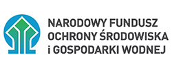 Logo niebiesko-zielone z tytułem Narodowy Fundusz Ochrony Środowiska i Gospodarki Wodnej