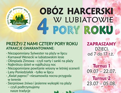 Obóz harcerski w Lubiatowie