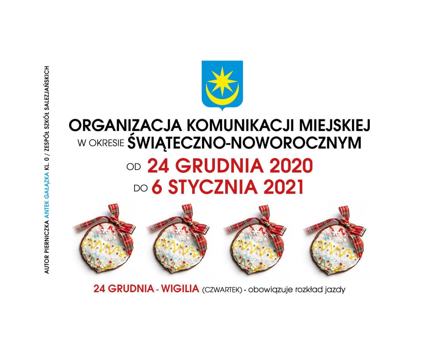 Organizacja komunikacji miejskiej w okresie świąteczno-noworocznym