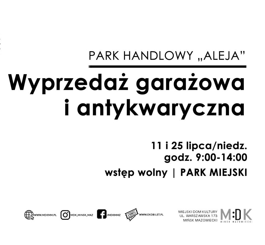 Park Handlowy Aleja | WYPRZEDAŻ GARAŻOWA