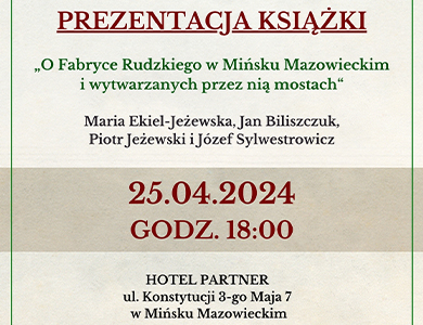 Prezentacja książki. Informacja o spotkaniu 