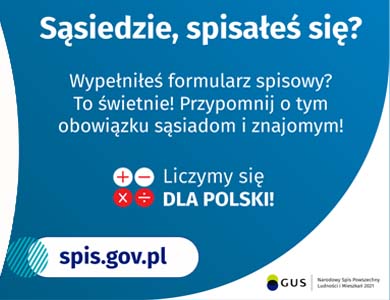 Sąsiedzie, czy już się spisałeś?