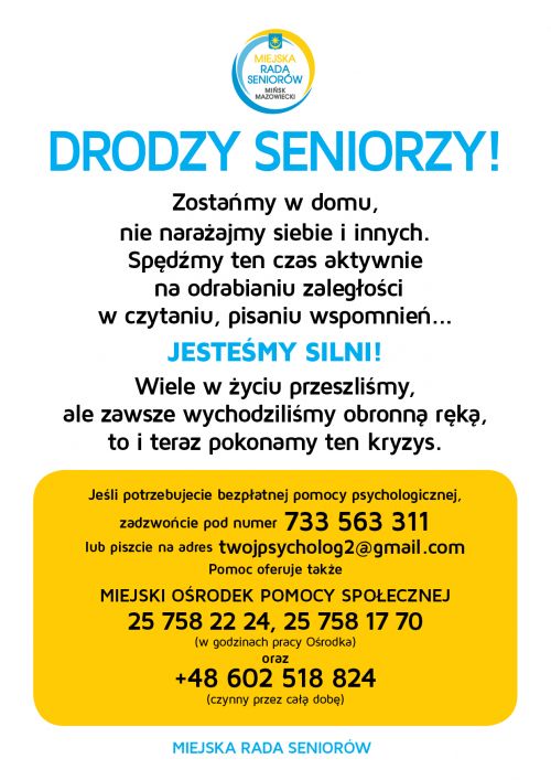 Słowo do Seniorów