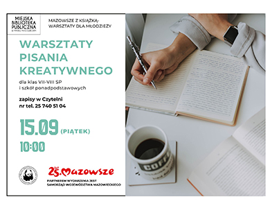 Warsztaty z pisania kreatywnego w MBP