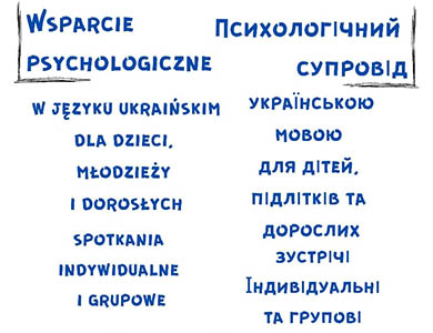 Wsparcie psychologiczne w języku ukraińskim