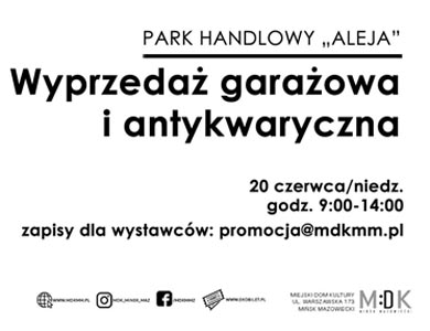 Wyprzedaż garażowa w MDK