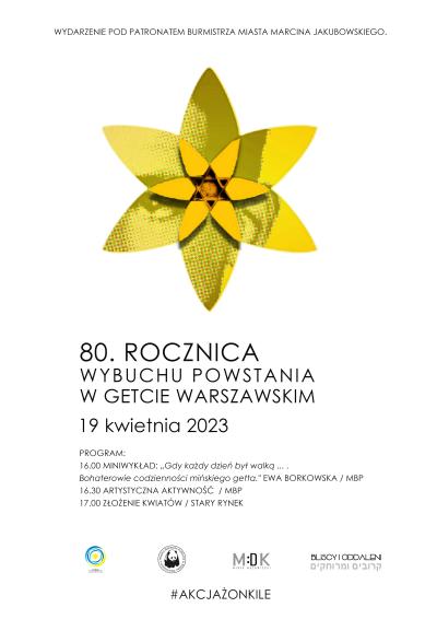 #AkcjaŻonkile - 80. rocznica wybuchu powstania w getcie warszawskim