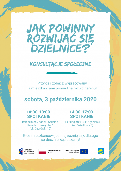 3 października zapraszamy na pikniki sąsiedzkie - plakat