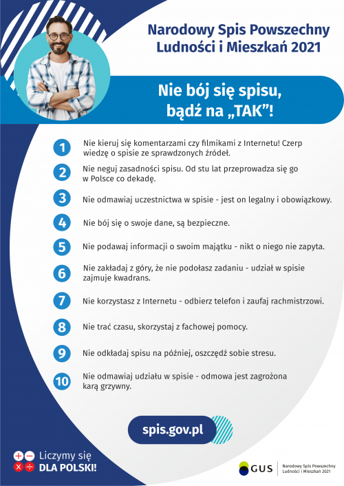 Nie bój się spisu - plakat