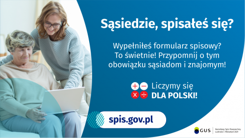 Sąsiedzie, czy już się spisałeś? - plakat NSP